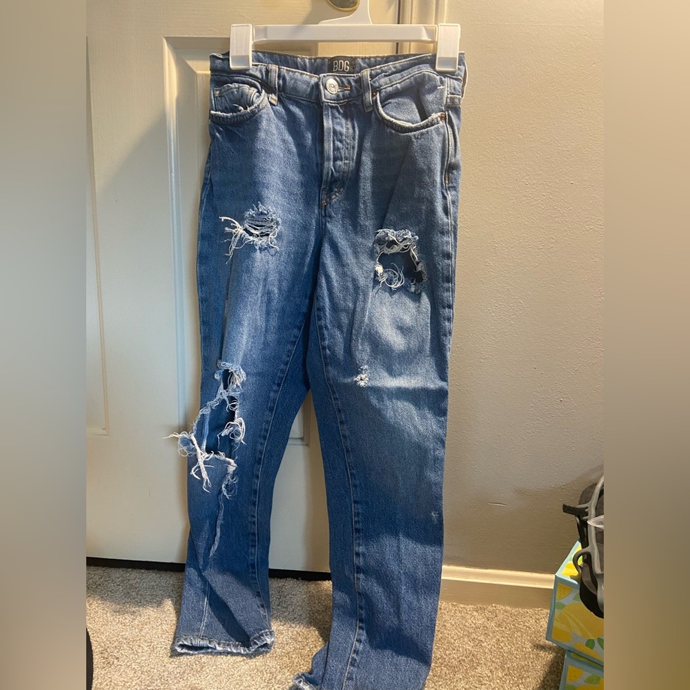 BDG slim straight jeans